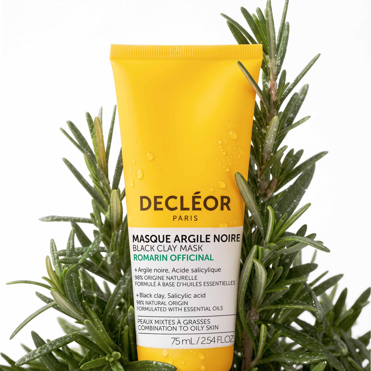 MASQUE ARGILE NOIRE ROMARIN OFFICINAL
